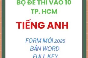 [🆕🇻🇳] Tailieu247.net – Chuyên tài liệu file word 📚 Top1Learn 📕 BỘ ĐỀ THI VÀO 10 MÔN TIẾNG ANH THÀNH PHỐ HỒ CHÍ MINH FORM MỚI 2025 (BẢN WORD CÓ KEY) SỐ LƯỢNG: 12 ĐỀ BẢN WORD 100% CHỈNH SỬA DỄ DÀNG FULL KEY, shares-0✔️ , likes-0❤️️ , date-2025-01-27 19:25:05🇻🇳🇻🇳🇻🇳📰🆕