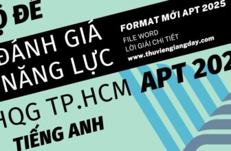 [🆕🇻🇳] Tailieu247.net – Chuyên tài liệu file word 📚 Top1Learn 📕 BỘ ĐỀ LUYỆN THI THỬ ĐGNL ĐHQG THÀNH PHỐ HỒ CHÍ MINH – PHẦN TIẾNG ANH – SOẠN CHUẨN FORM APT 2025 SỐ ĐỀ DỰ KIẾN: 20 ĐỀ. Bám sát cấu trúc thi APT 2025: Phần 1 , shares-1✔️ , likes-0❤️️ , date-2024-12-31 23:19:10🇻🇳🇻🇳🇻🇳📰🆕