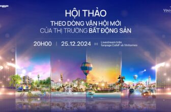 [🏘🇻🇳] Vinhomes là Công ty Kinh doanh và Quản lý bất động sản của Tập đoàn Vingroup 🏙 Top1Land 🏘 – LIVESTREAM TALK SHOW “THEO DÒNG VẬN HỘI MỚI CỦA THỊ TRƯỜNG BẤT ĐỘNG SẢN”…
