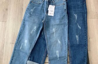 [???] Bảo Trân – Chuyên Hàng VNXK ? Top1Fashion ?  280k
Jean baggy 9t xước xước nhẹ.
Jean thun dày dặn co giãn nhiều. Mặc rất thoải mái. Chiều dài sz 26 là 90cm .
Size: 26-30 (48-65kg).
2 MÀU : ĐẬM + NHẠ , shares-0✔️ , likes-0❤️️ , date-2025-01-01 18:20:31????????