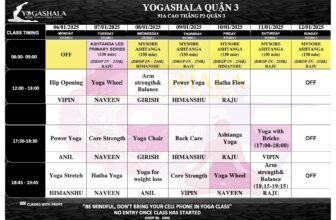 [🆕🇻🇳] YOGA SHALA – Bậc thầy ẤN ĐỘ – Đẳng cấp YOGA 🧘 Top1Yoga 🧘 LỊCH TẬP TỪ 06.01.2025 – 12.01.2025
Yogashala xin gửi Quý hội viên lịch học tại trung tâm vào tuần sau.
Quý hội viên vui lòng theo dõi lịch học được cập n , shares-0✔️ , likes-9❤️️ , date-2025-01-06 00:41:19🇻🇳🇻🇳🇻🇳📰🆕