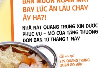 [🆕🇻🇳] Lẩu Chay Đồng Giá – 293 Quang Trung Gò Vấp 🍔 Top1Food  🍜 Cơ sở Quang Trung cấp báo: Để mừng ngày nắng trở lại, từ tháng 1 này, Nhà Nát Quang Trung mở lại tầng thượng đón bạn đến nhúng lẩu chay rộn ràng và ngắm má , shares-3✔️ , likes-35❤️️ , date-2025-01-10 01:31:05🇻🇳🇻🇳🇻🇳📰🆕