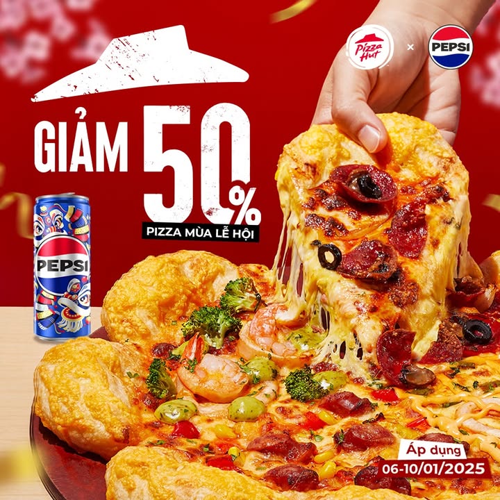 [🍕🇻🇳] Pizza Hut Việt Nam 🍕 Top1Pizza – no1Pizza 🥘 – 🌸 Đón Viền Cánh Hoa, Mang Tết Về Nhà 🎆



🍕🥳 Thấy pizza viền cánh hoa, l …