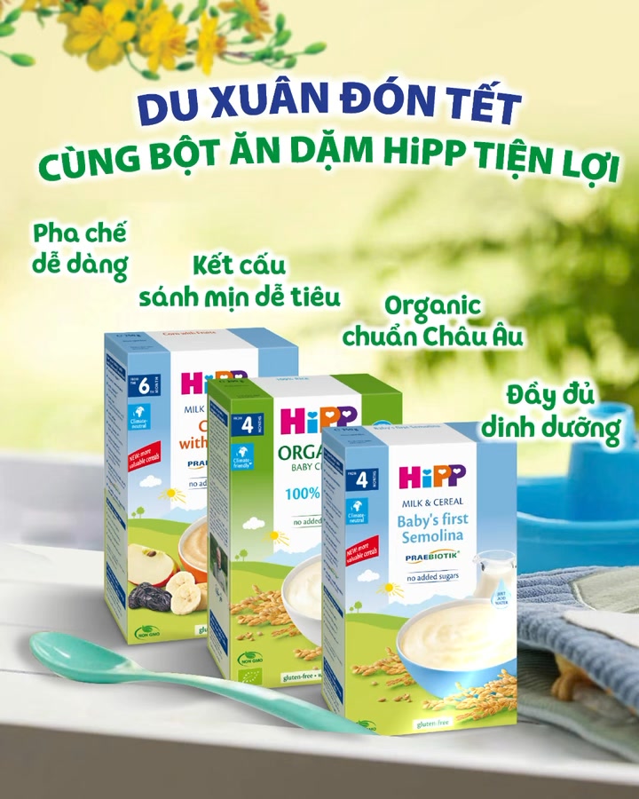 [🆕🇻🇳] Bibi Kids – Bỉm Sữa giá tốt – Chuyên Bỉm – Sữa – Hàng thời trang cao cấp cho bé 🧑‍🧒❤️️👶⭐️ Du xuân đón Tết cùng bột ăn dặm HiPP tiện lợi

Tết này, mẹ thảnh thơi cho bé du xuân mà không phải lo lắng chuyện ăn dặm! Với bột ăn dặm HiPP, chỉ vài phút , shares-0✔️ , likes-0❤️️ , date-2025-01-19 15:49:34🇻🇳🇻🇳🇻🇳📰🆕