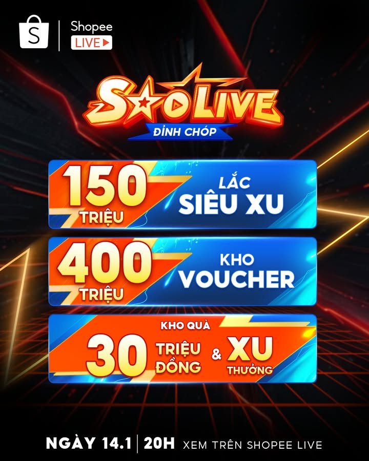 [🛍️🇻🇳] Shopee Việt Nam 🛍️ Top1Shop ❤️️ –  RINH KHO QUÀ TẾT TỪ ‘SAO LIVE ĐỈNH CHÓP 15.1’—Mini Concert & First Live St …