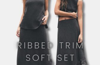 [???] V.I.C – XUẤT KHẨU – Hàng xuất khẩu có sẵn ? Top1Fashion ?  RIBBED TRIM SOFT SETMột set đồ phối ren màu xám đậm cực xinh, thiết kế áo sát nách kết hợp cùng chân váy dài đảm bảo giúp chị em trở nên trẻ trung và nữ  , shares-0✔️ , likes-1❤️️ , date-2025-01-08 16:20:05????????