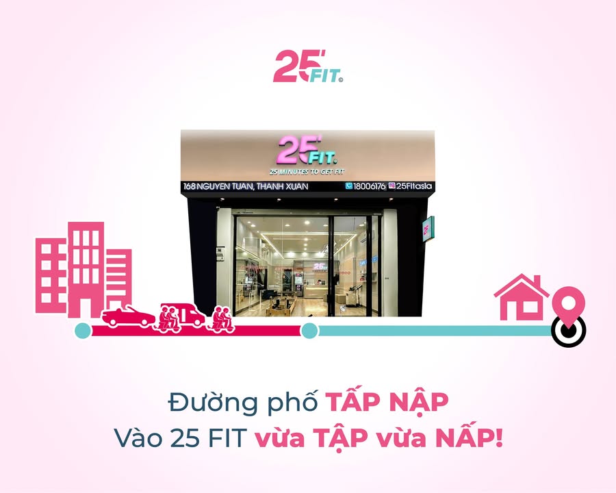 [🤼🇻🇳] 25 FIT hệ thống phòng tập công nghệ EMS Training ⚽ Top1Sport ⛹️‍♂️ – Đường phố TẤP NẬP, vào 25 FIT vừa TẬP vừa NẤP



Dạo gần đây, việc kẹt …