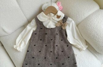 [???]  Miley Shop – chuyên hàng order QC loại 1-Hàng xuất dư, cover cho pé  ?‍?❤️️?⭐️ Tết diện vầy thôi ạ, xinh nhẹ nhàng
Cả set (áo sơ mi + váy + nơ)1 4 5
Bảng sz bé kham khảo:
size 0: 6-8kg
Size 1: 8-10kg
Sz 2 : 10-12kg
Sz 3 : 12-14kg
S , shares-1✔️ , likes-1❤️️ , date-2025-01-12 05:00:15????????