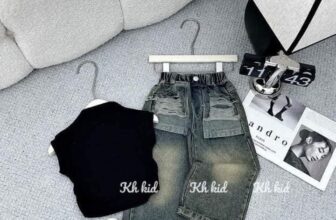 [???]  HTB STORE Chuyên Thời Trang Trẻ Em  ?‍?❤️️?⭐️ Set quần jean dài ống suông bé gái và áo thun cotton CỔ LỌ RÚT EO cho bé gái siêu năng động cho bé đi học , đi chơi #200k
, shares-0✔️ , likes-0❤️️ , date-2025-01-15 17:23:49????????