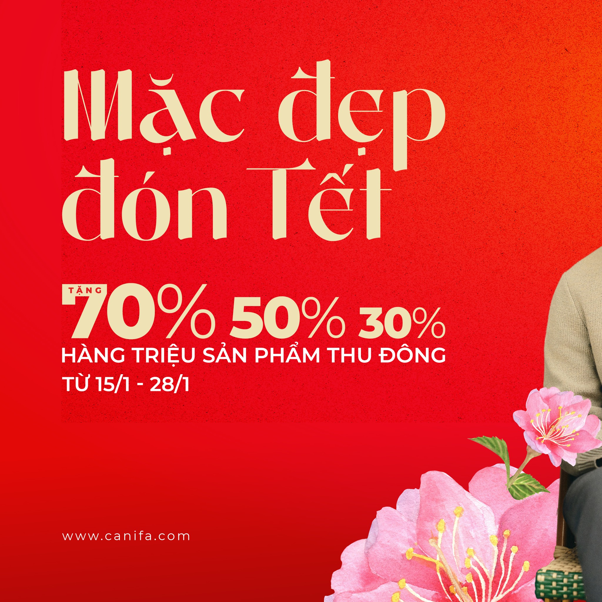 [🆕🇻🇳] Canifa – Khoác lên niềm vui gia đình Việt👕 Top1Fashion 👗  DIỆN MẠO BẢNH BAO – CHÀO XUÂN GÕ CỬA
Từ 15/1 – 28/1 | Cùng CANIFA MẶC ĐẸP ĐÓN TẾT với ưu đãi LÊN TỚI 70%:Chờ cả năm Tết mới đến, các chàng trai của , shares-1✔️ , likes-12❤️️ , date-2025-01-17 00:56:35🇻🇳🇻🇳🇻🇳📰🆕