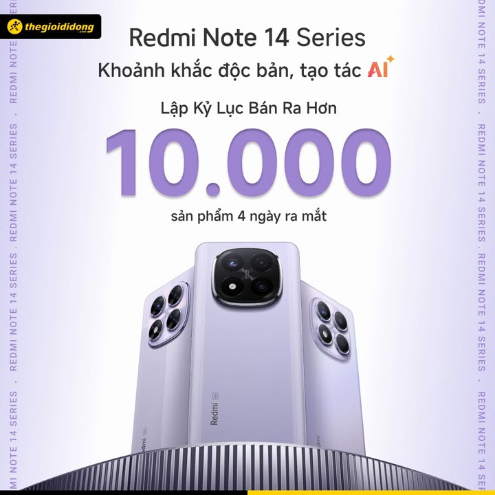 [🛍️🇻🇳] The Gioi Di Dong Joint Stock Company 🛍️ Top1Brand ⭐️ – Redmi Note 14 Series

Khoảnh khắc độc bản, tạo tác AI



🔥 Chấn động với hơn …
