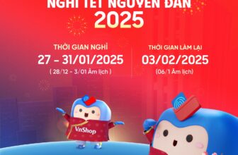 [🆕🇻🇳] VnShop – tính năng mua sắm trực tuyến CÓ SẴN trên các ứng dụng ngân hàng và Ví VNPAY ♥️️ Top1Index 📚   THÔNG BÁO THỜI GIAN NGHỈ VÀ GIAO HÀNG TẾT NGUYÊN ĐÁN 2025Kính gửi Quý khách hàng,
Để đảm bảo việc giao nhận hàng cũng như chủ động hơn trong việc xử lý , shares-0✔️ , likes-3❤️️ , date-2025-01-18 20:53:49🇻🇳🇻🇳🇻🇳📰🆕