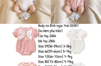 [???] Sulie House – Phụ kiện cho bé  ?‍?❤️️?⭐️  SALE XẢ KHOCHỈ TỪ #15k/1 SPÁp dụng cho các mẹ lưu ảnh sale về và gửi cho shop chốt đơn tại inbox và mua trực tiếp tại shop
Hàng lẻ size nên các mẹ báo , shares-1✔️ , likes-7❤️️ , date-2025-01-20 17:49:51????????