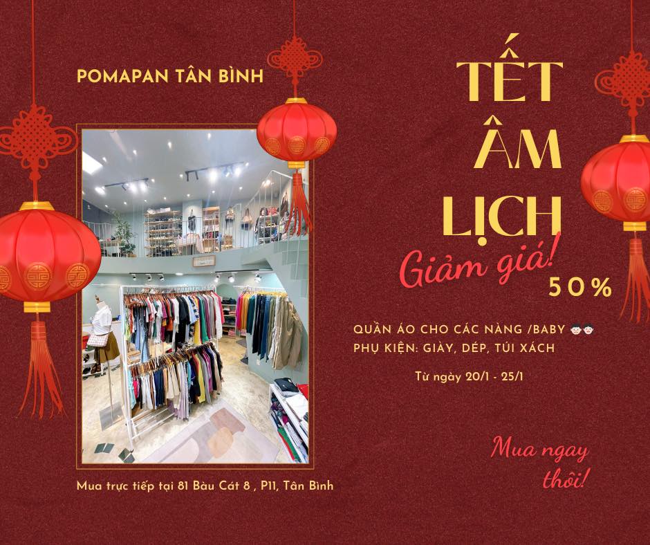 [???] Pomapan – Store vnxk – Thiết kế & Thời trang  ? Top1Fashion ?   SALE CUỐI NĂM SIÊU HOT
GIẢM 50% TOÀN BỘ SẢN PHẨM TẠI SHOP
CƠ HỘI CÓ 1-0-2 để bạn và bé yêu thỏa sức mua sắm với giá cực hời!LƯU Ý: Sản phẩm trong c , shares-0✔️ , likes-0❤️️ , date-2025-01-20 05:00:59????????