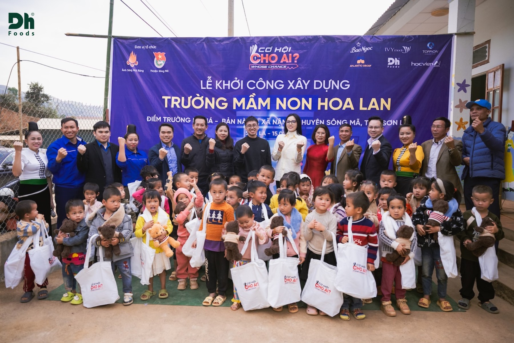 [🆕🇻🇳] Dh Foods – ❤ GIA VỊ TỰ NHIÊN – HÀNH TRÌNH ĐI KHẮP VIỆT NAM VÀ VƯƠN RA THẾ GIỚI ❤ 🍔 Top1Food 🍜  DH FOODS – LAN TỎA YÊU THƯƠNG ĐẾN VÙNG CAO SƠN LA 
 Ngày 15/1 vừa qua, lễ khởi công xây dựng trường mầm non Hoa Lan tại vùng cao Sơn La đã chính thức diễn , shares-3✔️ , likes-48❤️️ , date-2025-01-22 03:00:27🇻🇳🇻🇳🇻🇳📰🆕