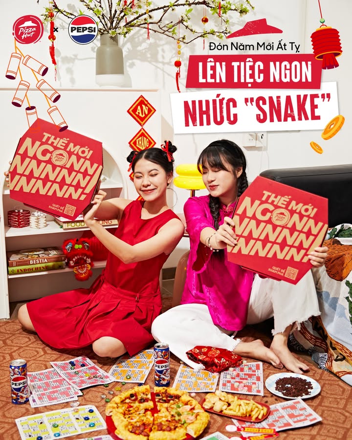 [🍕🇻🇳] Pizza Hut Việt Nam 🍕 Top1Pizza – no1Pizza 🥘 – 🎊 Đón Năm Mới Ất Tỵ – Lên Tiệc Ngon Nhức “Snake” 



✨ Rồng rắn lên mâ …