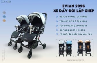 [???]  Zaracos Vietnam – nhà sản xuất những sản phẩm chăm sóc trẻ em chuyên nghiệp đến từ USA n ?‍?❤️️?⭐️  Xe Đôi Lắp Ghép Zaracos Evian 2996 – Thiết Kế Thông Minh, Đa Năng Cho Bé Yêu Từ 0 Đến 35kg!Đồng hành cùng gia đình có 2 bé: Zaracos Evian 2996 giúp ba , shares-0✔️ , likes-3❤️️ , date-2025-01-22 21:48:22????????