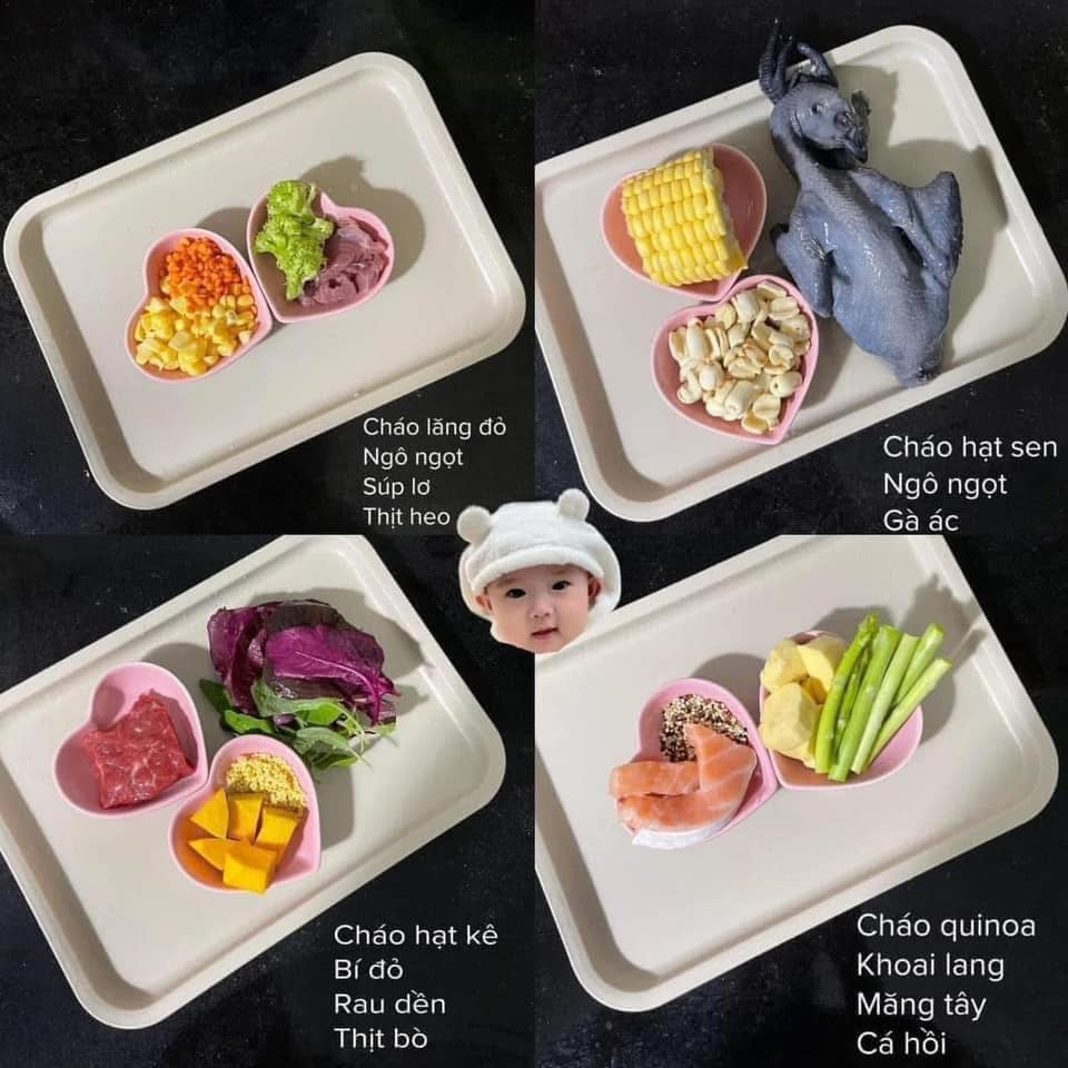 [🆕🇻🇳] Thanh Nguyễn – Shop mẹ Bắp – CHUYÊN THỰC PHẨM ĂN DẶM HỮU CƠ- ĐỒ DÙNG ĂN DẶM KÈM THỰC ĐƠN 🧑‍🧒❤️️👶⭐️ 40 công thức cháo mix hạt t.ăng cân cho bé từ 7 tháng. 
Team truyền thống lưu lại nè 
Tết nhưng đừng qên bs thực phẩm đầy đủ cho bé nhá mẹ ơi
 , shares-102✔️ , likes-34❤️️ , date-2025-01-27 18:34:03🇻🇳🇻🇳🇻🇳📰🆕