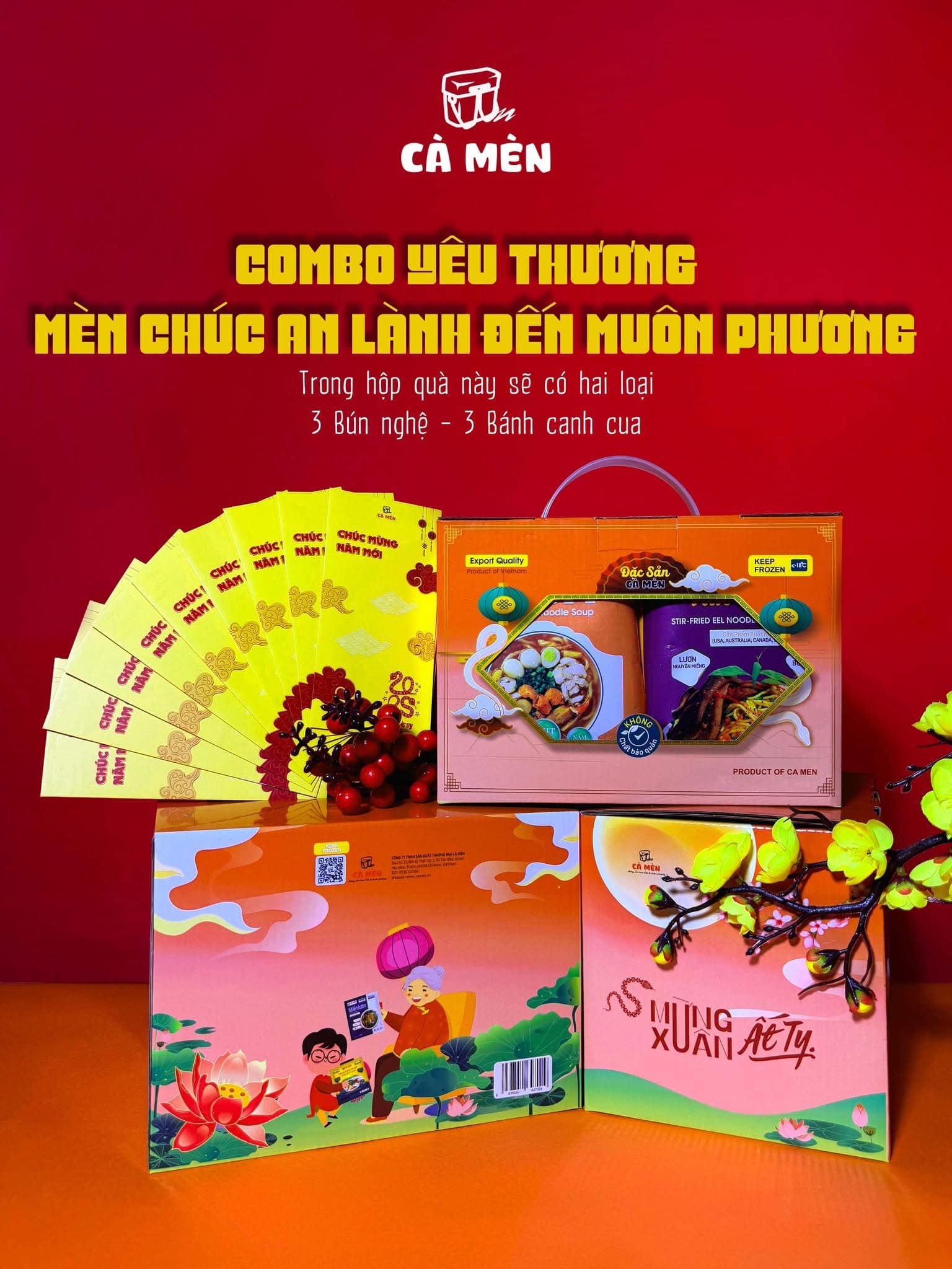 [🆕🇻🇳] CÀ MÈN – Đặc sản quê hương Quảng Trị 🍔 Top1Food 🍜 Ghé Mèn để lựa ngay những món quà tết ĐỘC – LẠ – Ý NGHĨA cho đối tác, bạn bè vào dịp tết Nguyên đán nì anh chị ơiii! 

Ngoài combo YÊU THƯƠNG – GẮN KẾT – T , shares-0✔️ , likes-4❤️️ , date-2025-01-23 22:46:06🇻🇳🇻🇳🇻🇳📰🆕