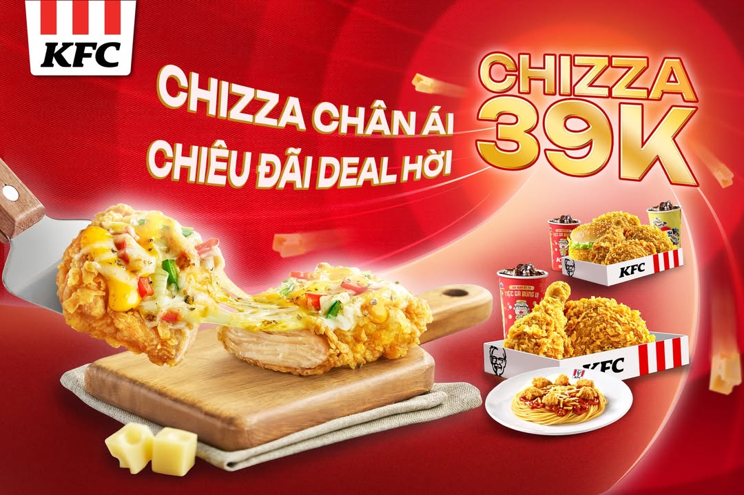 [🍗🇻🇳] KFC Vietnam 🍔Top1Food 🍗 – CHIZZA CHÂN ÁICHIÊU ĐÃI DEAL HỜI📣 Để KFC chiêu đãi tiệc Tết thịnh so …