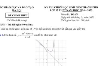 [🆕🇻🇳] Diễn đàn Toán học Việt Nam 📚 Top1Learn 📕 Đề HSG Toán 12 TP Hà Nội gồm 9₫ trả lời ngắn và 11₫ tự luận, 180 phút làm bài., shares-7✔️ , likes-36❤️️ , date-2025-01-09 18:37:51🇻🇳🇻🇳🇻🇳📰🆕