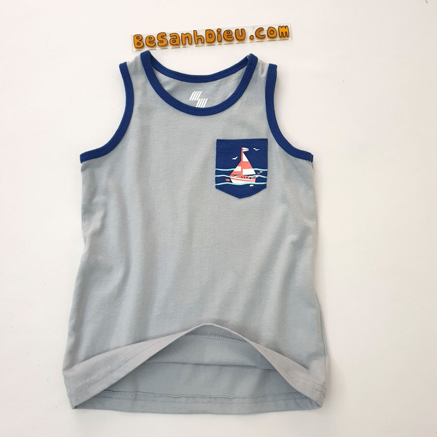 [🛒🇻🇳][16kg-24kg] Áo ba lỗ bé trai hàng xuất xịn vải thun cotton rất đẹp màu xám túi – The Childrens Place , SKU – AS152-24 – besanhdieu.com 🇻🇳🛒Top1Shop🛒 🇻🇳Top1Vietnam🇻🇳 🛍🛒🇻🇳