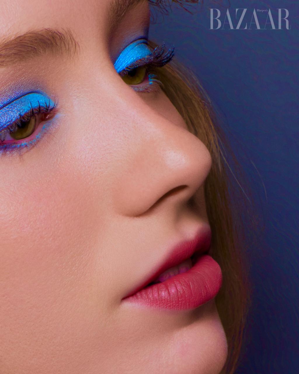 Trang điểm với màu xanh Neon Blue cùng người mẫu Clara Lope 2