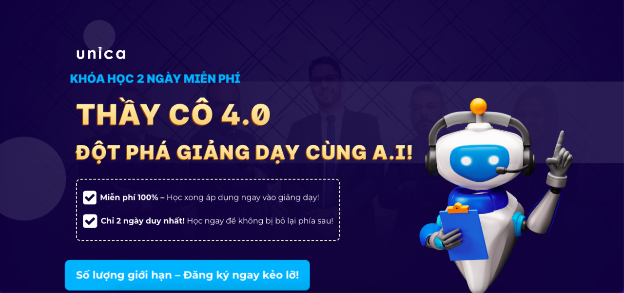 [🛒🇻🇳]Thầy cô 4.0 - Đột phá giảng dạy cùng A.I - , SKU - - unica.vn 🇻🇳🛒Top1Shop🛒 🇻🇳Top1Vietnam🇻🇳 🛍🛒🇻🇳