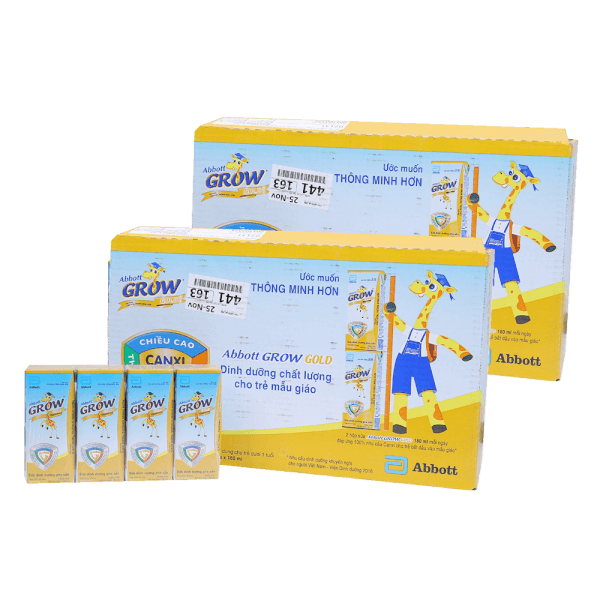 [🛒🇻🇳]Combo 2 thùng Sữa Abbott Grow Gold hương vani 180ML – Lốc 4 (Từ 1 tuổi) – Abbott Grow , SKU – 2005000000004 – concung.com 🇻🇳🛒Top1Shop🛒 🇻🇳Top1Vietnam🇻🇳 🛍🛒🇻🇳