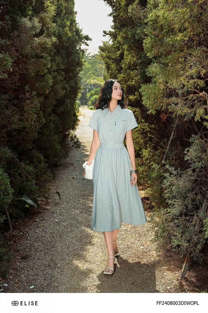 [🛒🇻🇳]ĐẦM XƯỚC VÂN XANH GHI KHÓA NGỰC – , SKU – FF2408003DIWOPL – elise.vn 🇻🇳🛒Top1Shop🛒 🇻🇳Top1Vietnam🇻🇳 🛍🛒🇻🇳