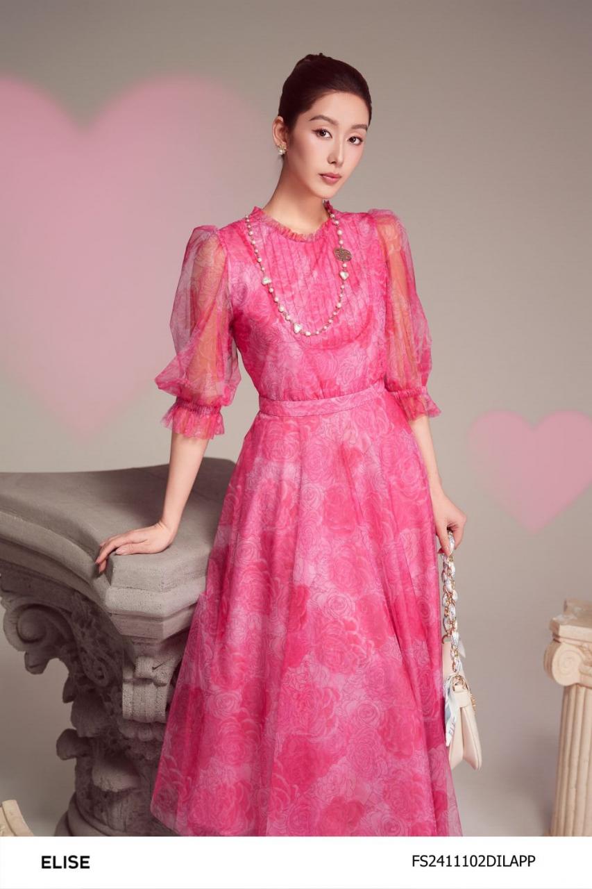 [🛒🇻🇳]ĐẦM LƯỚI HOA NỀN HỒNG BẤU MÍ NGỰC – , SKU – FS2411102DILAPP – elise.vn 🇻🇳🛒Top1Shop🛒 🇻🇳Top1Vietnam🇻🇳 🛍🛒🇻🇳