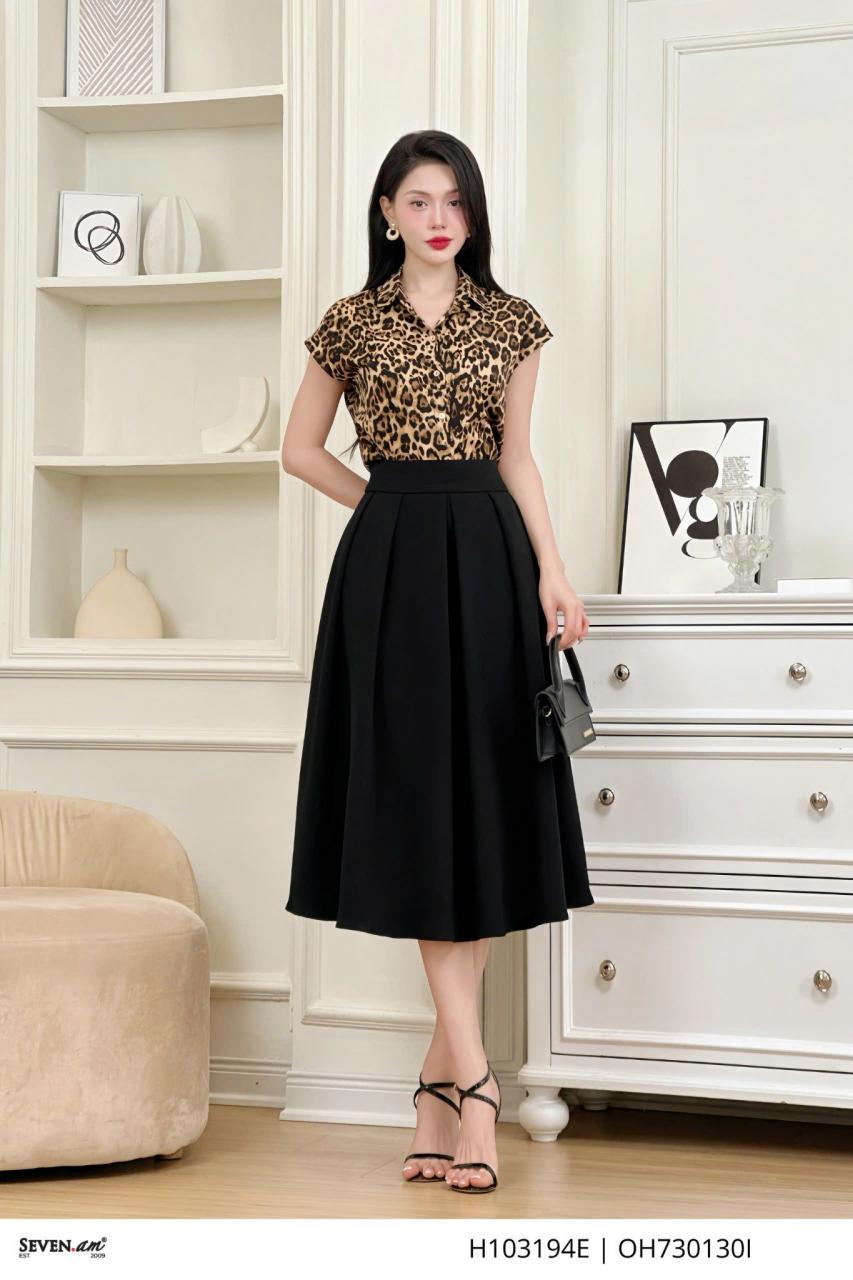 [🛒🇻🇳]Áo sơ mi họa tiết nâu thời trang nữ Seven.AM H103194E – Seven.AM , SKU – – sevenam.vn 🇻🇳🛒Top1Shop🛒 🇻🇳Top1Vietnam🇻🇳 🛍🛒🇻🇳