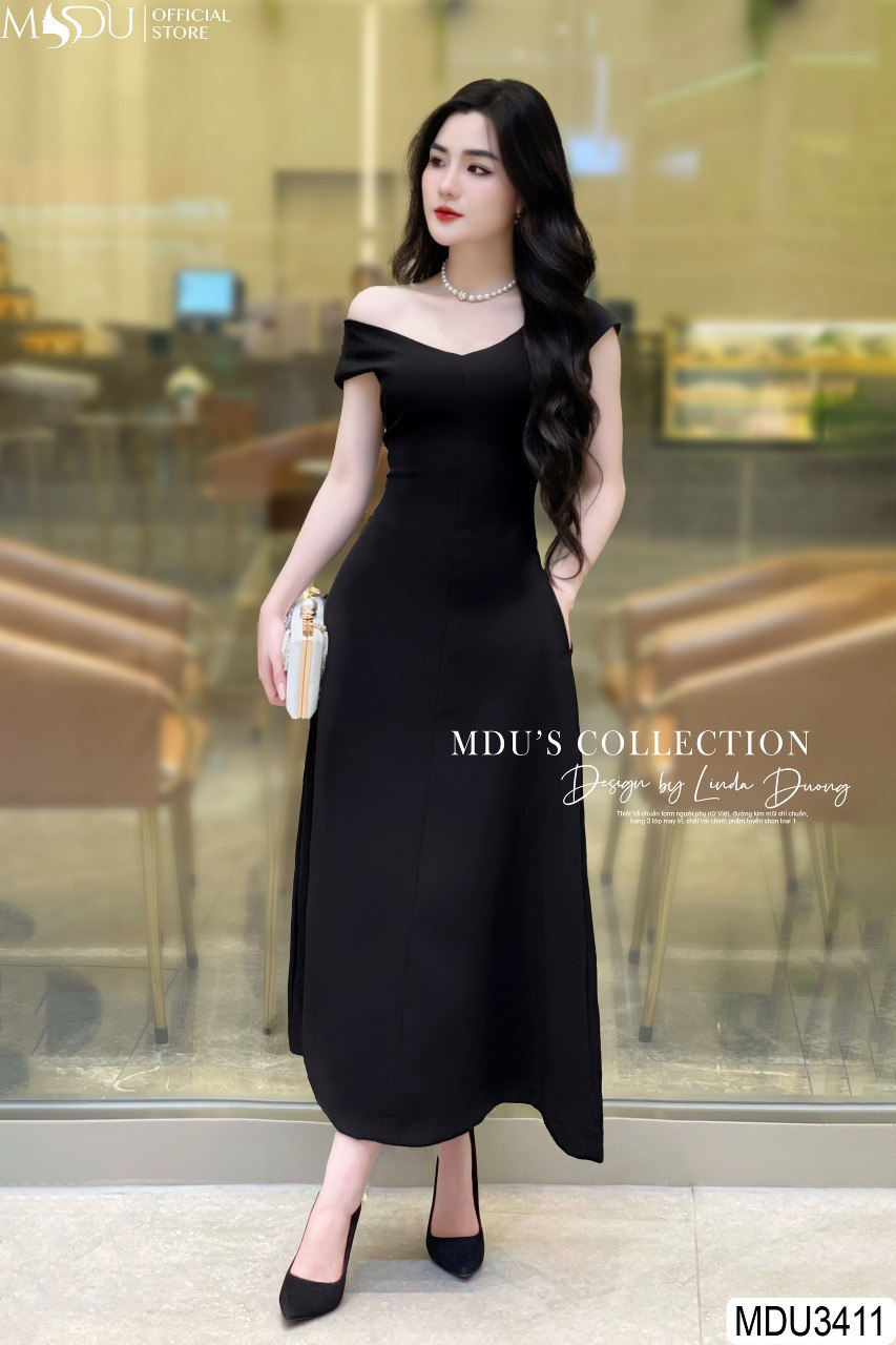 [🛒🇻🇳]Váy Thiết Kế MDU3411 Cổ Cut Out Trễ Vai Quến Rũ – , SKU – MDU3411 – mdufashion.com 🇻🇳🛒Top1Shop🛒 🇻🇳Top1Vietnam🇻🇳 🛍🛒🇻🇳