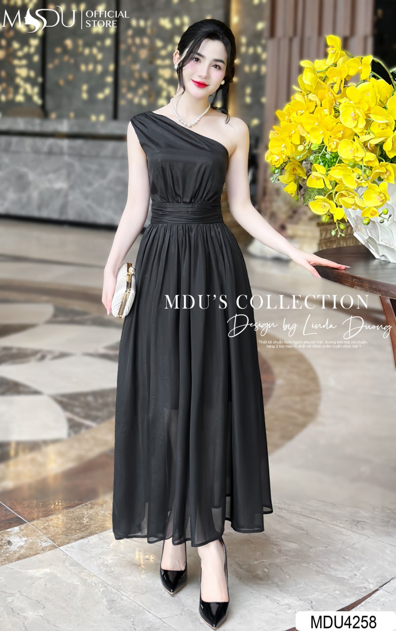 [🛒🇻🇳]Váy Thiết Kế MDU4258 – Màu Đen Sang Trọng Dáng Xòe Nhẹ Trễ Vai Cuốn Hút – , SKU – – mdufashion.com 🇻🇳🛒Top1Shop🛒 🇻🇳Top1Vietnam🇻🇳 🛍🛒🇻🇳