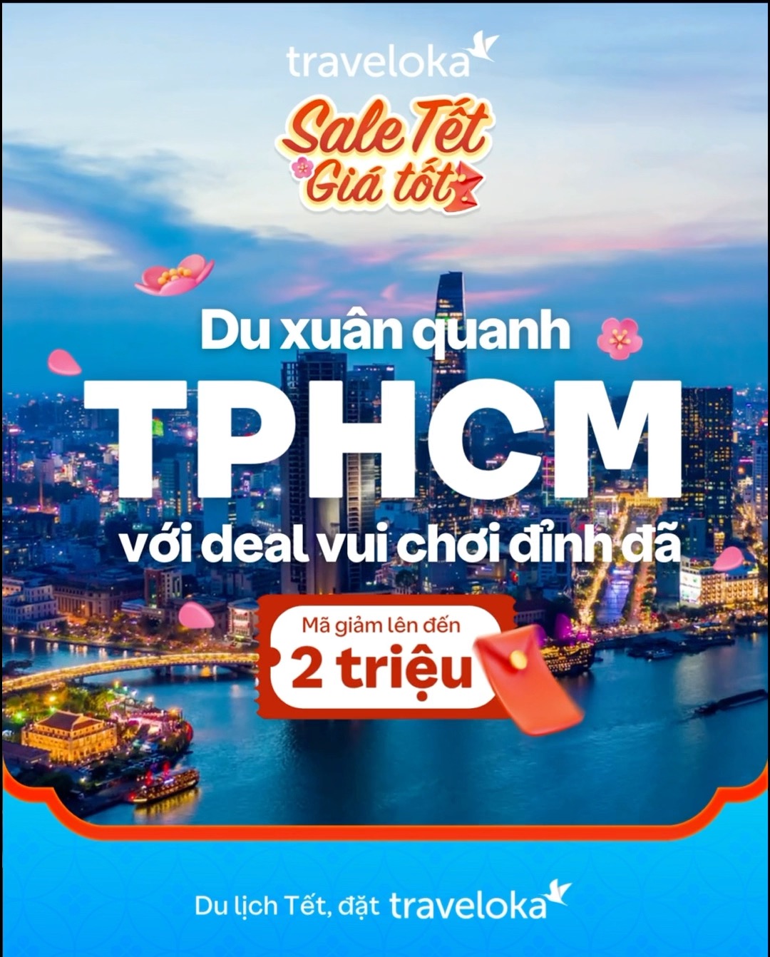 [✈🇻🇳] Traveloka Vietnam – Sống Trải Nghiệm ✈ Top1Travel 🌏 – 🌟 Deal vui chơi TPHCM – Chơi Đủ Kiểu, Vui Đủ Đường 🌟Ở Sài Gòn đón T …