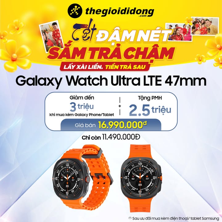 [🛍️🇻🇳] The Gioi Di Dong Joint Stock Company 🛍️ Top1Brand ⭐️ – MÙNG 4 ĐẬM NÉT, SẮM GALAXY WATCH ULTRA ĐỈNH NÓC KỊCH TRẦNKhách mua tất cả …