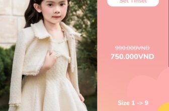 [🆕🇻🇳] HEHEHIHI – Cửa hàng nhỏ bán quần áo 🧑‍🧒❤️️👶⭐️  𝐊𝐇𝐀𝐈 𝐗𝐔𝐀̂𝐍 𝐆𝐈𝐀̉𝐌 𝐒𝐀̂𝐔 – 𝐒𝐄𝐓 𝐓𝐈𝐍𝐒𝐄𝐋 𝐂𝐇𝐈̉ 𝟕𝟓𝟎𝐊!Set Tinsel – Áo khoác tweed thanh lịch kết hợp váy xòe nhẹ nhàng, mang đến vẻ kiêu sa và ấm áp cho bé yêu , shares-1✔️ , likes-3❤️️ , date-2025-02-06 22:44:01🇻🇳🇻🇳🇻🇳📰🆕