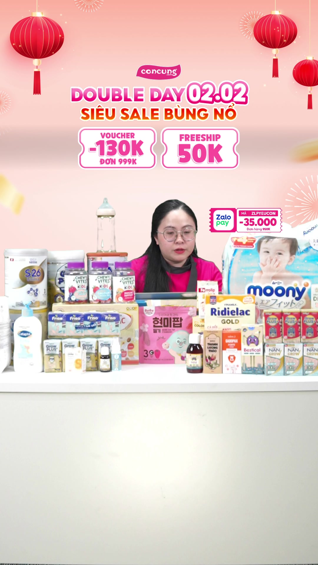 [👶🇻🇳] Con Cưng – Mang đến những sản phẩm tốt nhất cho trẻ em Việt Nam 😎❤️️⭐️ – [4/2] SĂN SALE NGÀY ĐÔI, TƯNG BỪNG NĂM MỚIXem ngay tại:  https://concung.vn/g7qocj…