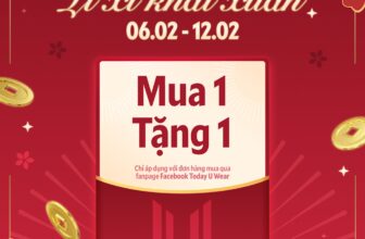 [🆕🇻🇳] Today U wear – thương hiệu đồ tập kết hợp quần áo thường phục (casual wear) 👕 Top1Fashion 👗  TODAY U WEAR LÌ XÌ NÀNG – RẠNG RỠ ĐÓN XUÂNBước vào năm mới với thật nhiều niềm vui và những điều tốt đẹp, Today U Wear đã chuẩn bị một món quà đặc biệt  , shares-4✔️ , likes-23❤️️ , date-2025-02-07 17:38:34🇻🇳🇻🇳🇻🇳📰🆕