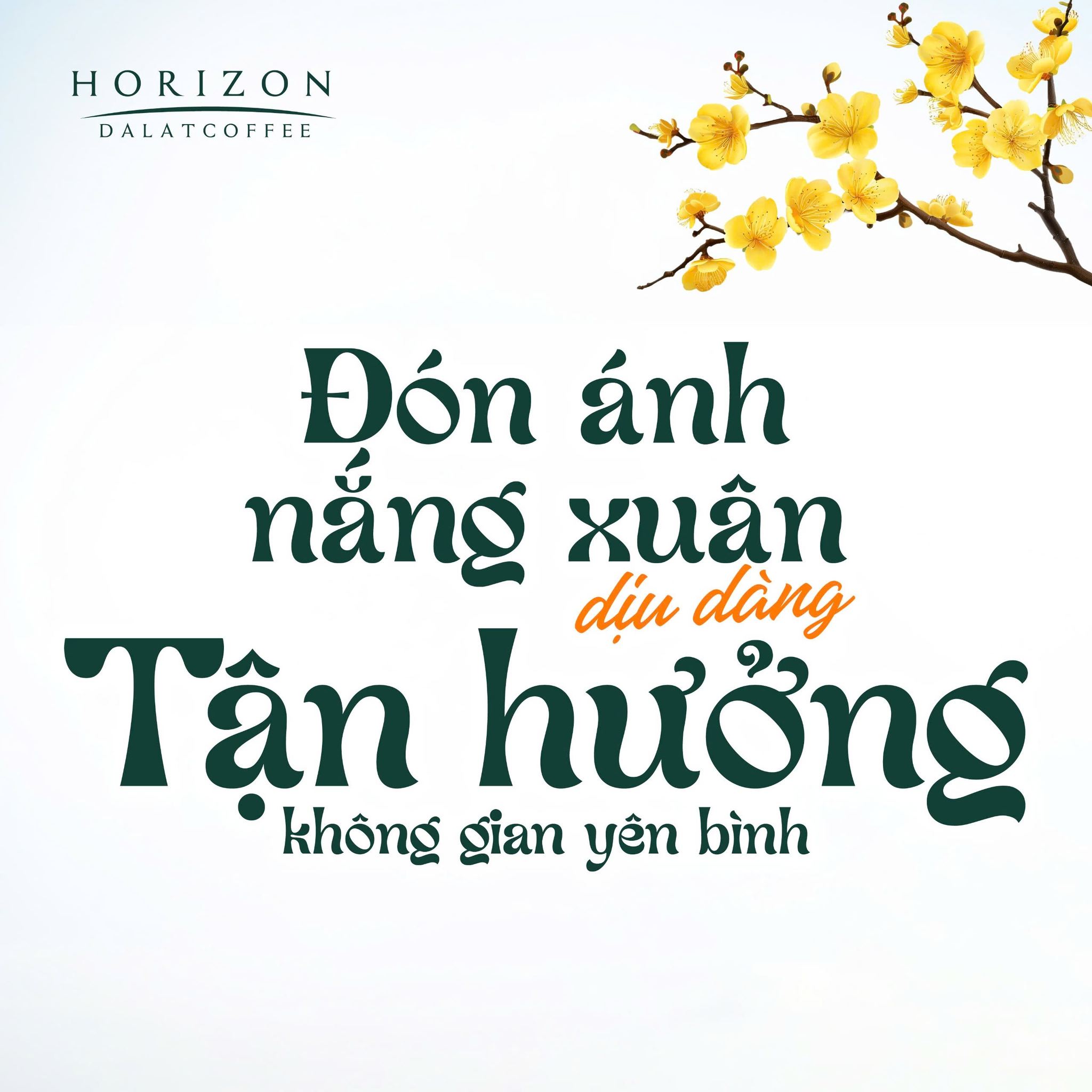 [☕️🇻🇳] Horizon Coffee – Đà Lạt 🥤 Top1Coffee ☕️  Đón ánh nắng xuân dịu dàng, tận hưởng tận hưởng không gian yên bình
Còn gì tuyệt vời hơn khi được thả hồn vào không gian thơ  , shares-0✔️ , likes-10❤️️ , date-2025-02-04 23:57:58🇻🇳🇻🇳🇻🇳📰🆕