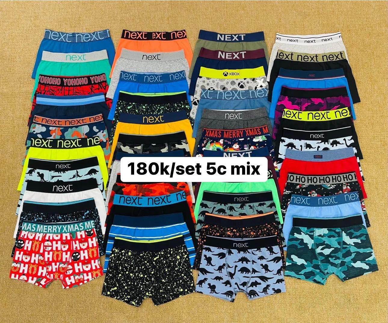 [🆕🇻🇳] BONA – Hàng Hiệu Xuất Dư 👕 Top1Fashion 👗   Hè đến rồi. Chip next cho các Trai mặc thay quần bơi luôn ạ. 2/3 -9/10y
12kg-35kg . Set 5 cái ngẫu nhiên mix ah #180k/setcú Pháp chốt ( số lượng set + s , shares-0✔️ , likes-3❤️️ , date-2025-02-09 22:56:07🇻🇳🇻🇳🇻🇳📰🆕