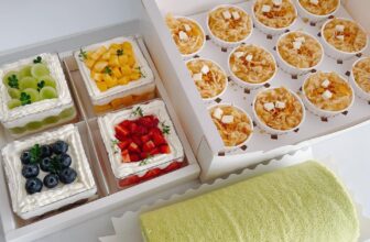 [🆕🇻🇳] Tiệm Bánh Chị Ái – Chuyên cung cấp Bánh Sinh nhật, Bánh nướng, Bông lan, Tiramisu 🍔 Top1Food  🍜 Mình làm cho khách dư ra :
1 Set 4 bánh kem trái cây: 395k giảm còn 350k
Set 12 cup bltm: 280k giảm còn 250k
1 cuộn bơ: 190k giảm còn 160k
Tất cả bánh mớ , shares-2✔️ , likes-13❤️️ , date-2025-02-06 21:17:25🇻🇳🇻🇳🇻🇳📰🆕