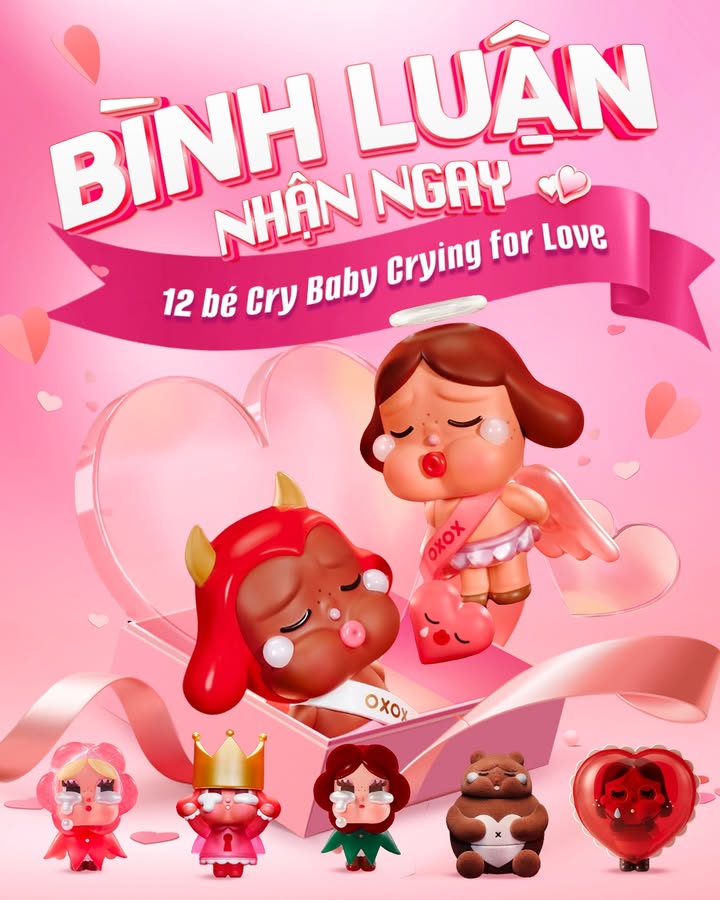 [🛍️🇻🇳] Lazada là trang mua sắm trực tuyến uy tín hàng đầu tại Việt Nam 🛍️ Top1Shop ❤️️ – [𝐌𝐈𝐍𝐈𝐆𝐀𝐌𝐄] HAPPY VALENTINE – BÌNH LUẬN RINH NGAY CRYBABY CRYING FOR LOVE …