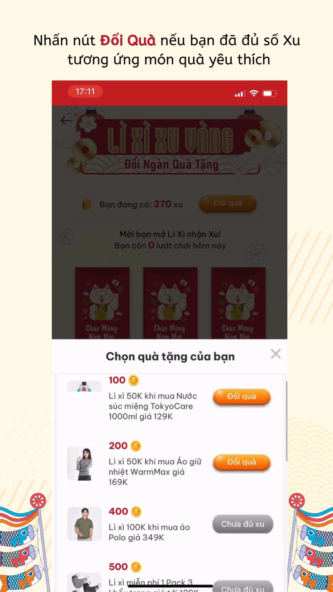 [🆕🇻🇳] TokyoLife – Hàng tiêu dùng chính hãng Nhật Bản và Thời trang thông minh 👕 Top1Fashion 👗  TokyoLife khai xuân game app Lì Xì mới 2 ngày đầu tiên nhưng đã có hơn 2000 người tham gia chơi.
Bạn đã nhận lì xì chưa?

Chơi game nhận quà cực dễ, xem ng , shares-0✔️ , likes-1❤️️ , date-2025-02-07 18:00:11🇻🇳🇻🇳🇻🇳📰🆕
