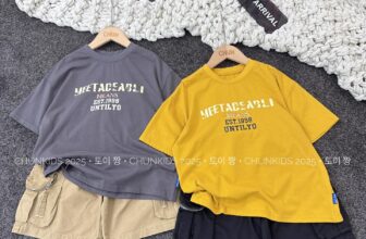 [🆕🇻🇳]  CHUNKids.vn – (Chun Kids )-Cửa hàng quần áo sơ sinh & trẻ em 🧑‍🧒❤️️👶⭐️ Mã này em có 2 màu vàng – xám màu nào cũng đẹp luôn ấy
Chất cotton mềm siu mát
Phom to 25->50kgChấm (•) inbox để mẹ Chun tư vấn chi tiết hơn nhé!
____ , shares-0✔️ , likes-6❤️️ , date-2025-02-20 14:33:25🇻🇳🇻🇳🇻🇳📰🆕