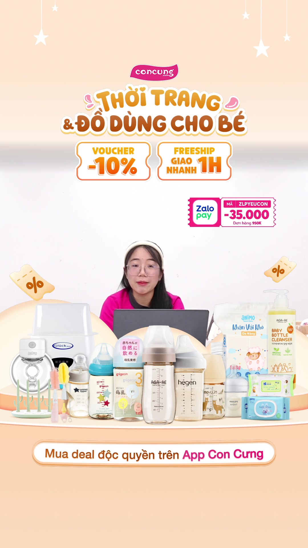 [👶🇻🇳] Con Cưng – Mang đến những sản phẩm tốt nhất cho trẻ em Việt Nam 😎❤️️⭐️ – [14/2] THỜI TRANG BABYCARE CHO BÉ- DEAL HỜI CHO MẸXem ngay tại:
https://concung.vn/1lat …