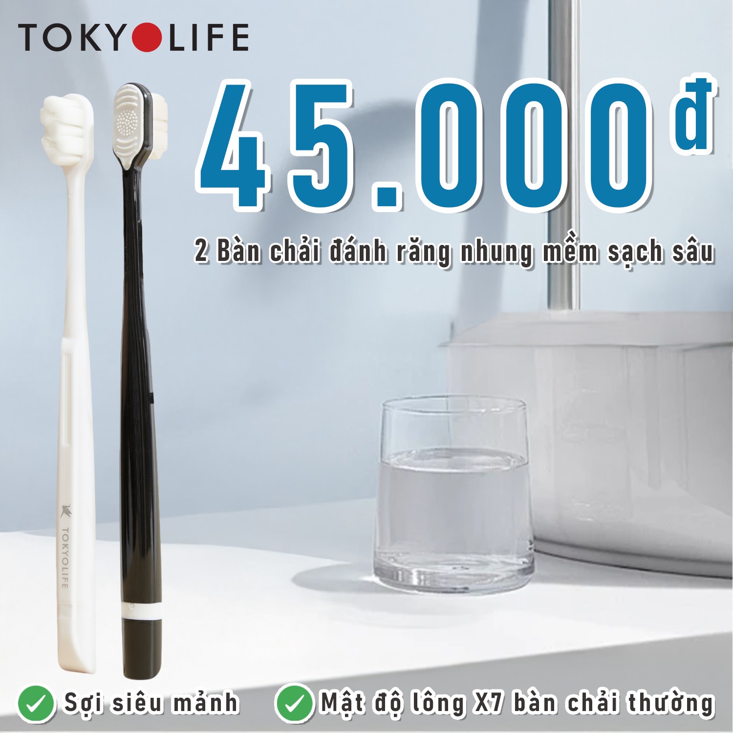 [🆕🇻🇳] TokyoLife – Hàng tiêu dùng chính hãng Nhật Bản và Thời trang thông minh 👕 Top1Fashion 👗  45K/ 2 CHIẾC Bàn chải nhung mềm sạch sâu TokyoLife || Giá tốt mỗi ngày
Đánh răng cũng có thể là một hoạt động thư giãn khi bạn có bàn chải nhung mềm sạch s , shares-0✔️ , likes-7❤️️ , date-2025-02-18 03:15:03🇻🇳🇻🇳🇻🇳📰🆕