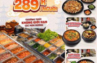 [🆕🇻🇳] Aka House – Quán nướng Nhật Bản 🍔 Top1Food 🍜  Buffet Nướng Nhật Bản chỉ 289k!Bạn là một người yêu thích thịt nướng? Bạn muốn thưởng thức buffet nướng chất lượng với mức giá phải chăng? Vậy thì đừn , shares-0✔️ , likes-6❤️️ , date-2025-02-22 00:11:04🇻🇳🇻🇳🇻🇳📰🆕
