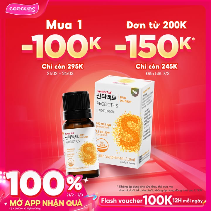 [👶🇻🇳] Con Cưng – Mang đến những sản phẩm tốt nhất cho trẻ em Việt Nam 😎❤️️⭐️ – SIÊU DEAL KHỎE BỤNG 

Mua men vi sinh SynterAct chưa người đẹp? Chưa mua thì đến C …