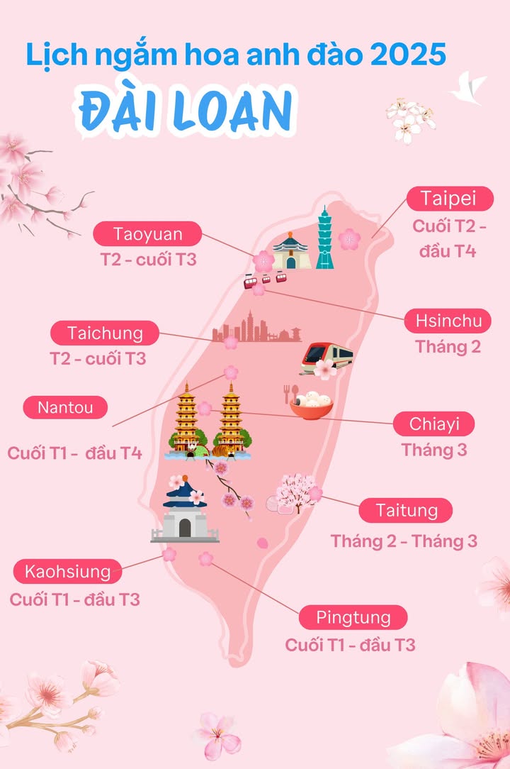 [✈🇻🇳] Traveloka Vietnam – Sống Trải Nghiệm ✈ Top1Travel 🌏 – Mùa hoa anh đào Đài Loan 2025: Cơ hội chỉ có một lần trong năm, đừng để lỡ! …